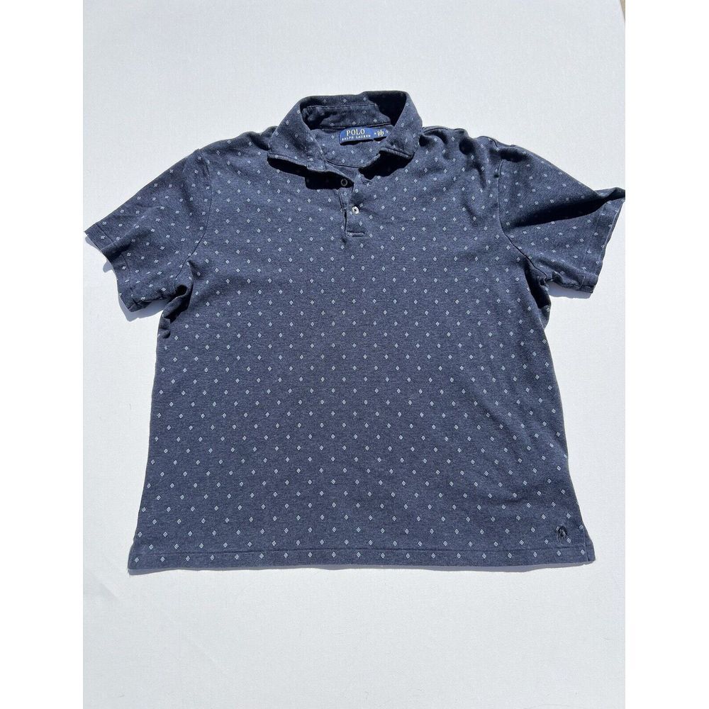 Polo Ralph Lauren Diamond Polo Size M Men's‎ Navy